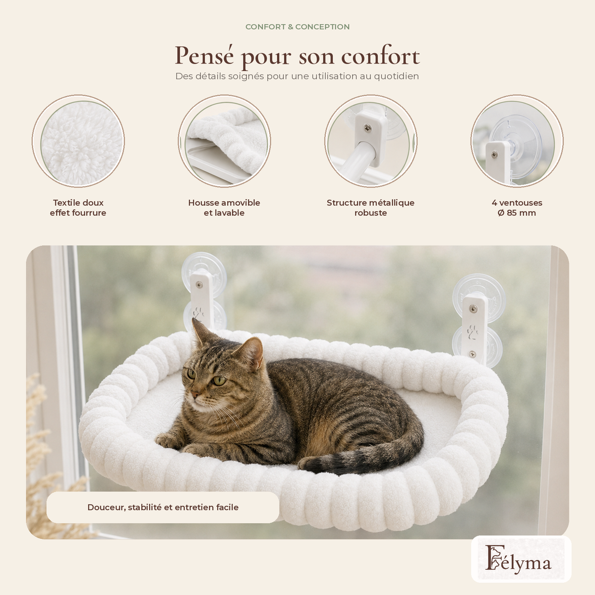 Hamac pour chat Félyma